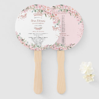 キンチェニェラさくらんぼ花バラ金ゴールドプログラム ハンドファン