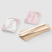 キンチェニェラさくらんぼ花バラ金ゴールドプログラム ハンドファン (組立なし)