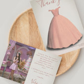 キンチェニェラカインスドレスの写真サンキューカード サンキューカード