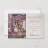 キンチェニェラカインスドレスの写真サンキューカード サンキューカード (裏面)