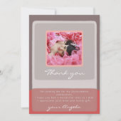 キンチェニェラサンキューカード（写真あり） 招待状 (正面)