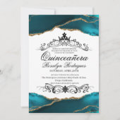 キンチェニェラターコイズ瑪瑙フォト15日 招待状 (正面)