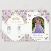 キンチェニェラ薄紫フローラ蝶フォトプログラム (正面/裏面)