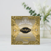 キンチェニェラ誕生日パーティー15日 招待状 (スタンド正面)