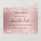 キンチェニェラ赤面ピンクの輝きが日付を保存 案内ポストカード (正面)