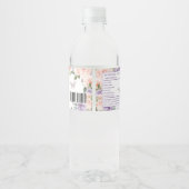 キンチェニェラ赤面薄紫フローラシルバー蝶 ペットボトルラベル (裏面)