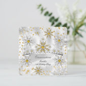 キンチャネラ ゴールド シルバー スノー ウィンター ワンダーランド 招待状 (スタンド正面)