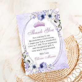 キンチャネラ 花の蝶のティアラ お礼のカード 招待状