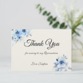 キンチャネラ 青い感謝カード サンキューカード (スタンド正面)