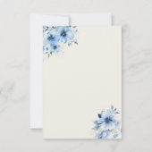 キンチャネラ 青い感謝カード サンキューカード (裏面)