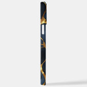 キンツギ日本のダークブルー iPhoneケース (右側面)