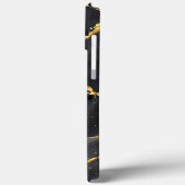 キンツギ日本のブラック&金ゴールド Case-Mate iPhoneケース (裏面 / 左)