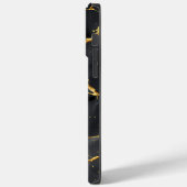 キンツギ日本のブラック&金ゴールド Case-Mate iPhoneケース (裏面 / 左)