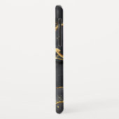 キンツギ日本のブラック&金ゴールド Case-Mate iPhoneケース (裏面/左)