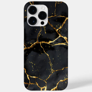 キンツギ日本のブラック&金ゴールド Case-Mate iPhone 14 PRO MAXケース
