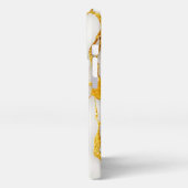 キンツ日本のギ白金ゴールド iPhoneケース (左側面)