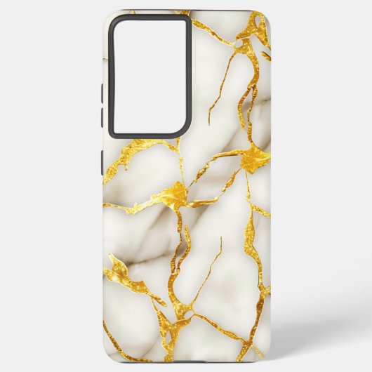 キンツ日本のギ白金ゴールド SAMSUNG GALAXYケース (裏面)