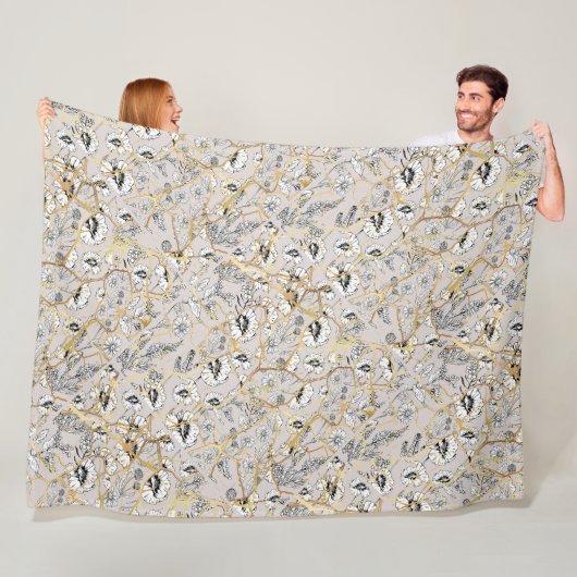 キンツ日本のギ。 フリースブランケット (インサイチュ)