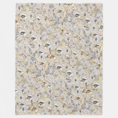 キンツ日本のギ。 フリースブランケット (正面)