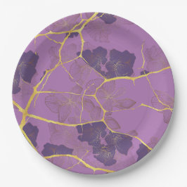 キンツ日本のギ。両面 ペーパープレート