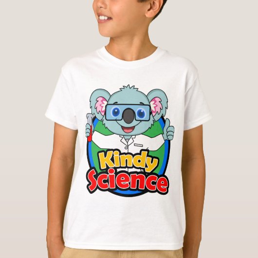 『キンディ・サイエンス・キッズTシャツ』 Tシャツ (正面)