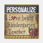 キンデガルテンの先生 マグネット (正面)