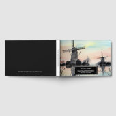 キンデルダイクの水色のお悔やみ風車 ゲストブック (全面)