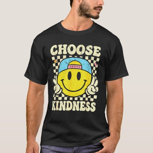 キンドさ選ぼうスマイルフェイスグルーヴィー Tシャツ (正面)