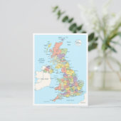 キンドムの詳統一された細地図 ポストカード (スタンド正面)