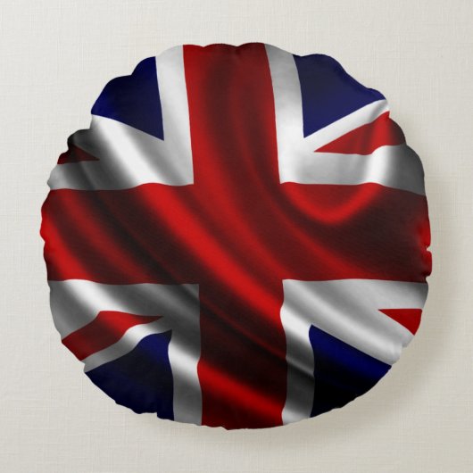 キンドム統一された国旗 ラウンドクッション (正面)