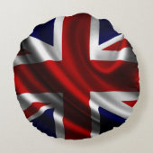 キンドム統一された国旗 ラウンドクッション (裏面)