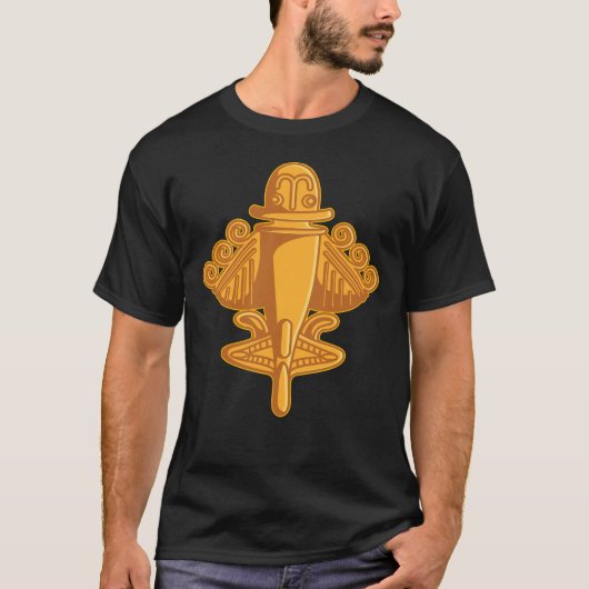 キンバヤ飛行機古代エイリアン理論家キンバヤ Tシャツ (正面)