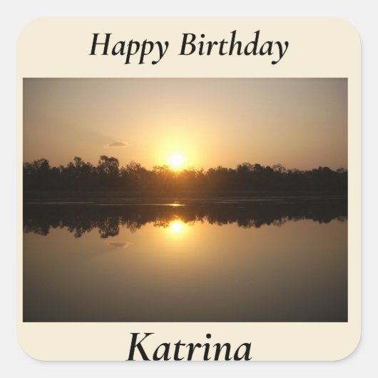 キンバリーサンセット スクエアシール (正面)