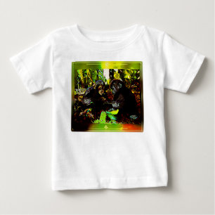 キンプとゴリラ協力02 ベビーTシャツ
