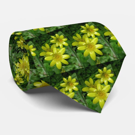 キンボウゲのタイ ネクタイ (ロール)