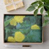 キンボウゲのテーマのティッシュペーパー 薄葉紙 (ギフト)