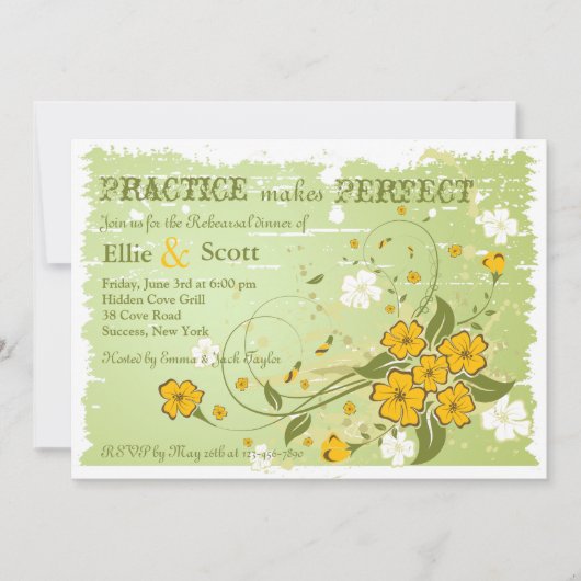 キンボウゲの三日月の招待状 招待状 (正面)