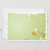 キンボウゲの三日月の招待状 招待状 (裏面)