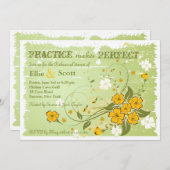 キンボウゲの三日月の招待状 招待状 (正面/裏面)