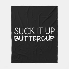 キンボウゲの上のそれを吸って下さい フリースブランケット