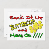 キンボウゲの上のそれを吸って下さい ポストカード (正面/裏面)