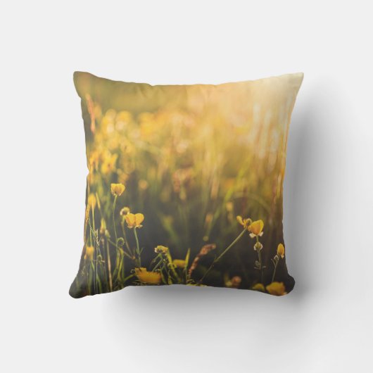 キンボウゲの日没 クッション (裏面)