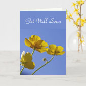 キンボウゲカード カード (黄色い花)