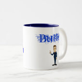 "キンボウゲ"のKnewsのコーヒー・マグ! ツートーンマグカップ (正面右)