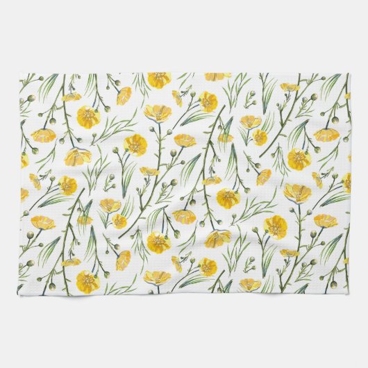 キンボウゲ キッチンタオル (横)