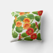 キンレンカの庭によっては枕が開花します クッション (裏面)