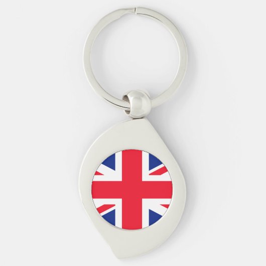 キン統一されたグダム連合ジャック国旗 キーホルダー (正面)