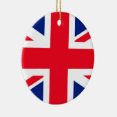 キン統一されたグダム連合ジャック国旗 セラミックオーナメント (右)