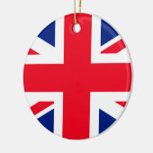 キン統一されたグダム連合ジャック国旗 セラミックオーナメント (左)