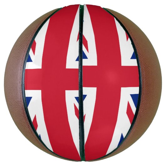 キン統一されたグダム連合ジャック国旗 バスケットボール (縦)